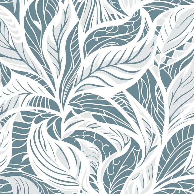 Patrón vectorial floral sin costuras