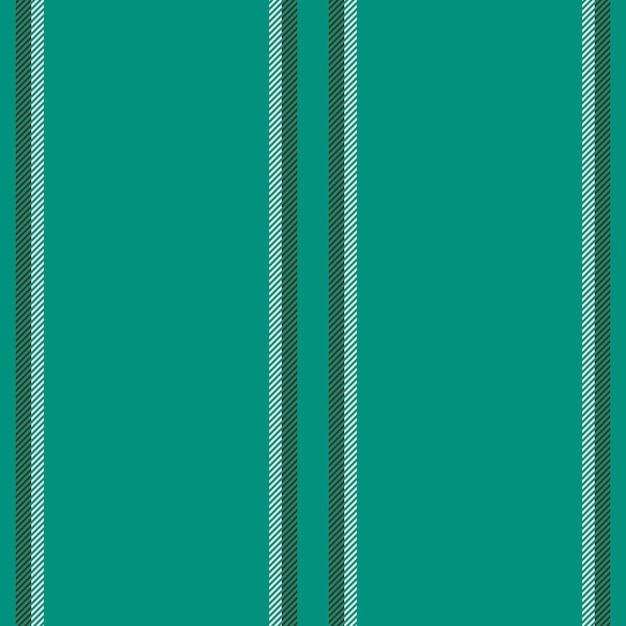 Patrón vectorial de fondo de líneas de textura de rayas con un tejido vertical sin costuras en colores verde azulado y oscuros