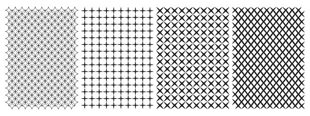 Patrón vectorial geométrico abstracto sin costuras Fondo conjunto de patrones vectoriales sin costuras colorables únicos