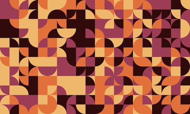 Patrón vectorial geométrico con formas mínimas y diseño sin costuras Ideal para fondos abstractos carteles de moda o impresiones textiles Simplicidad moderna y artística