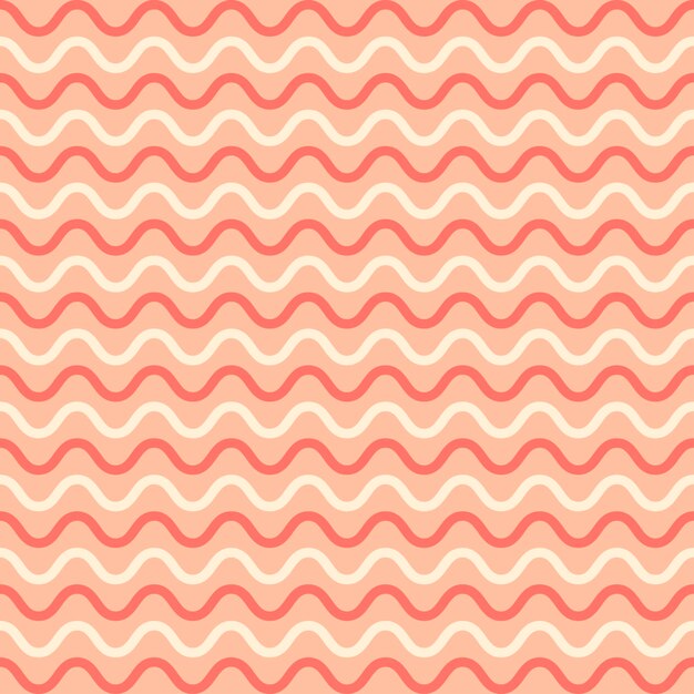 Patrón vectorial con líneas y ondas