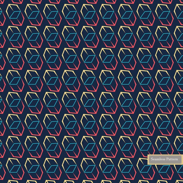 Patrón vectorial de lujo fondo sin costura patrón sin costura