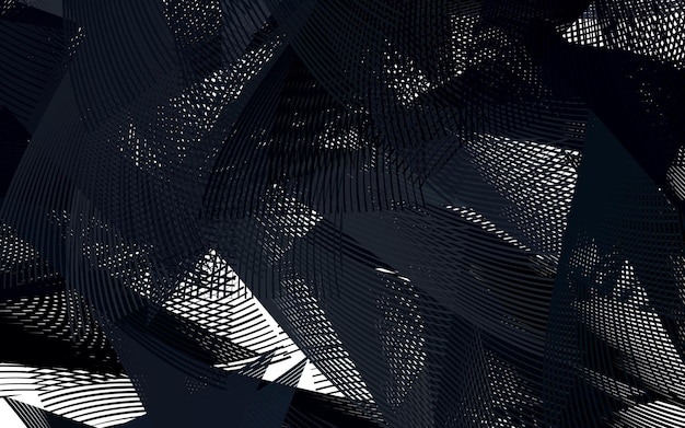 Patrón vectorial de luz gris con formas aleatorias