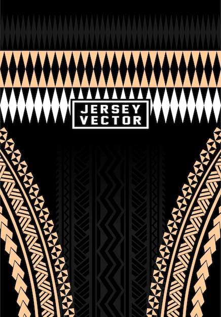 Patrón vectorial de la tribu de Jersey