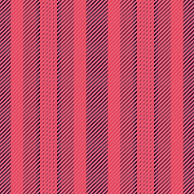 Patrón vectorial vertical de textura textil del tejido con un fondo de líneas de rayas sin costuras
