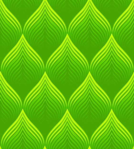 Vector patrón verde amarillo abstracto para el embalaje patrón sin costuras de pétalo abstracto