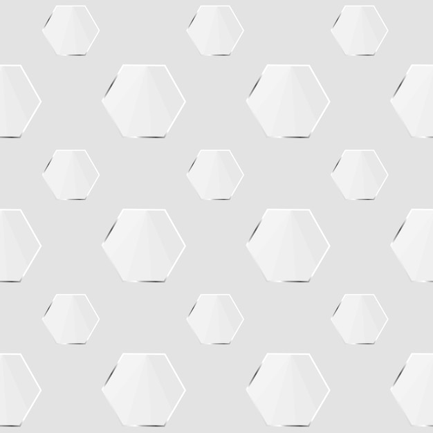 patrón de vidrio hexagonal