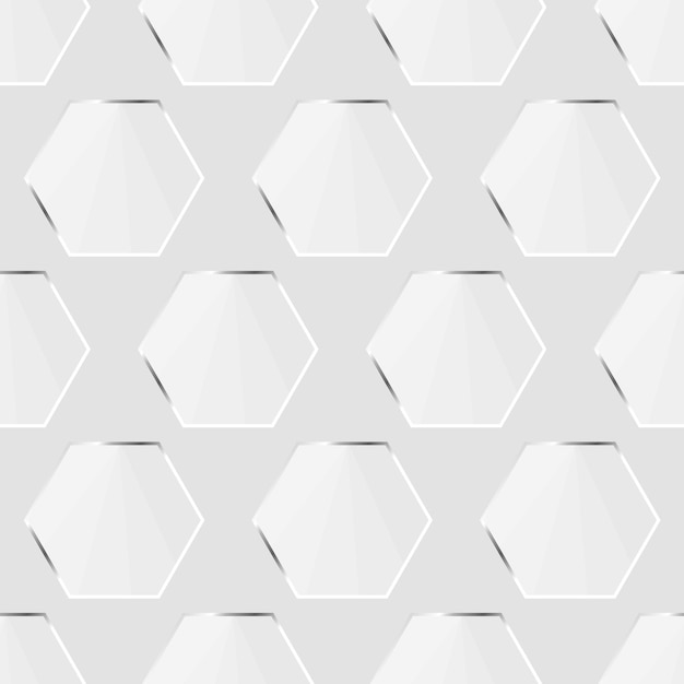 patrón de vidrio hexagonal