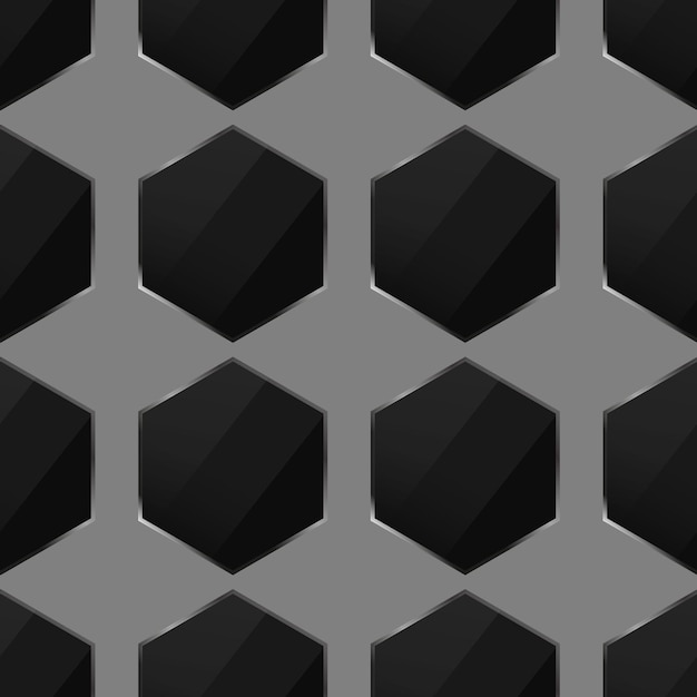 patrón de vidrio hexagonal