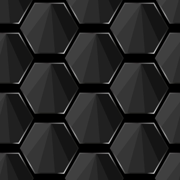 patrón de vidrio hexagonal