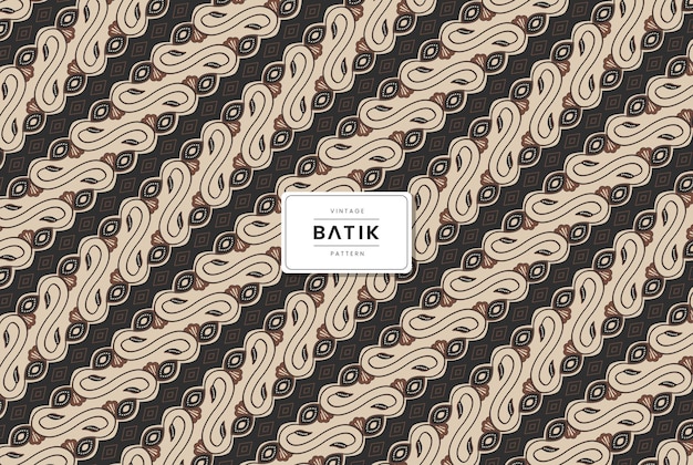 Patrón vintage batik 