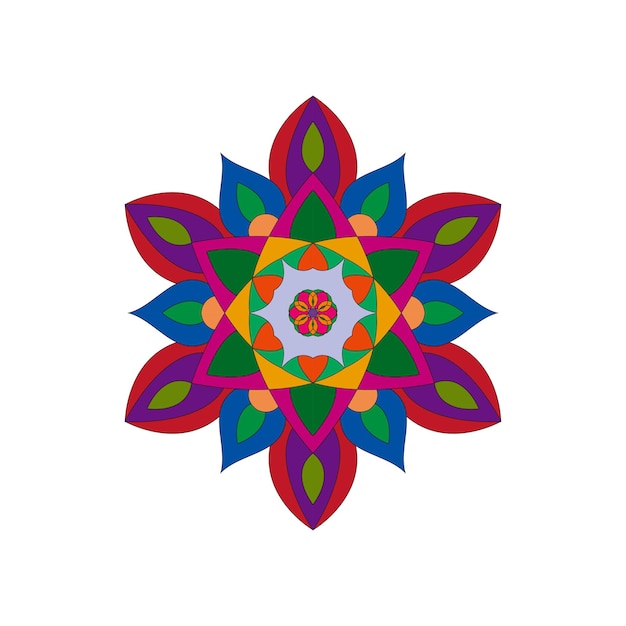 patrón vintage sin costura patrón geométrico forma textil redondo ornamento retro mandala