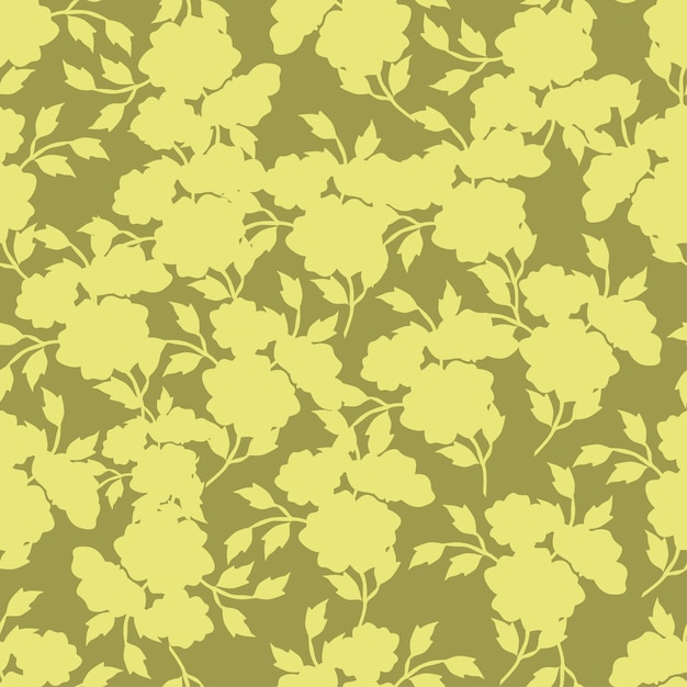 patrón vintage pincel de rosa floral acuarela sin costura fondo abstracto flor vectorial