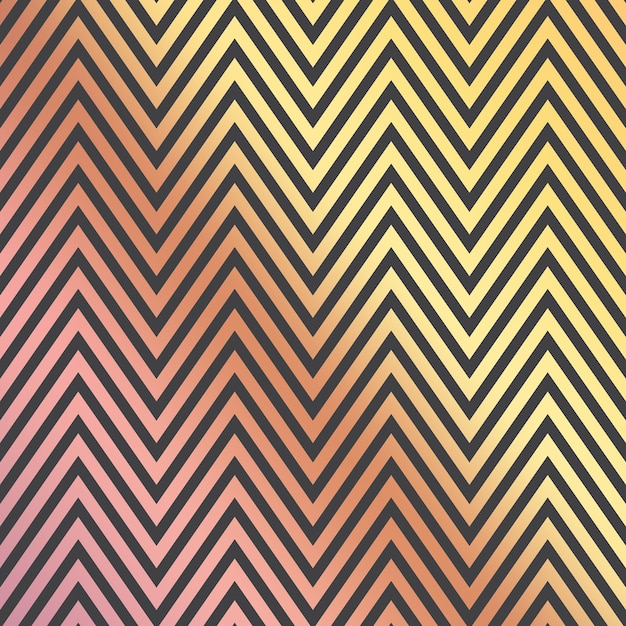 Patrón de zig zag degradado, fondo geométrico abstracto. Ilustracion de estilo de lujo y elegante