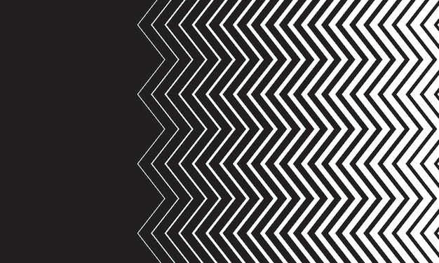 Patrón de zigzag en blanco y negro