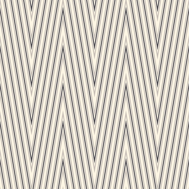 Patrón de zigzag sin costuras. Fondo neutro geométrico Chevron para web o impresión. ilustración vectorial