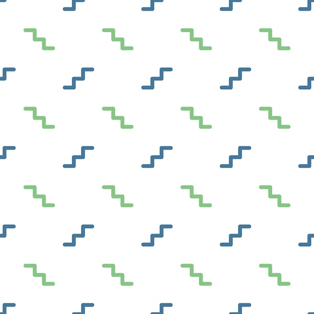 Patrón en zigzag en estilo retro de los años 80 y 90. Fondo geométrico abstracto