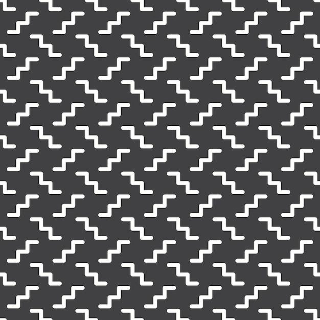 Patrón de zigzag, fondo geométrico abstracto en estilo retro de los años 80, 90. Ilustración geométrica colorida