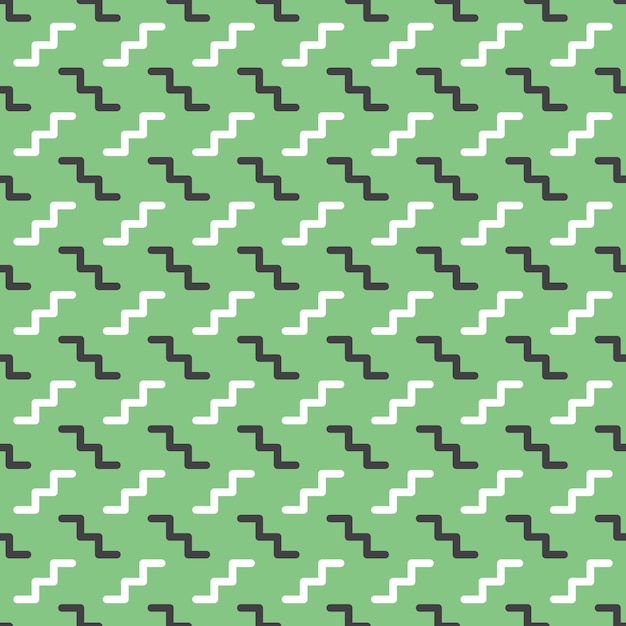 Patrón de zigzag, fondo geométrico abstracto en estilo retro de los años 80, 90. Ilustración geométrica colorida