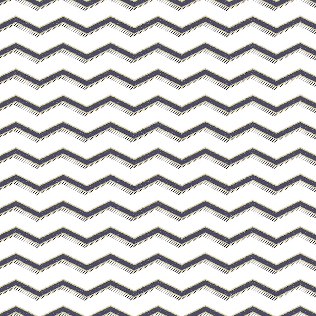 Patrón de zigzag retro, fondo geométrico abstracto en estilo años 80, 90. Ilustración simple geométrica