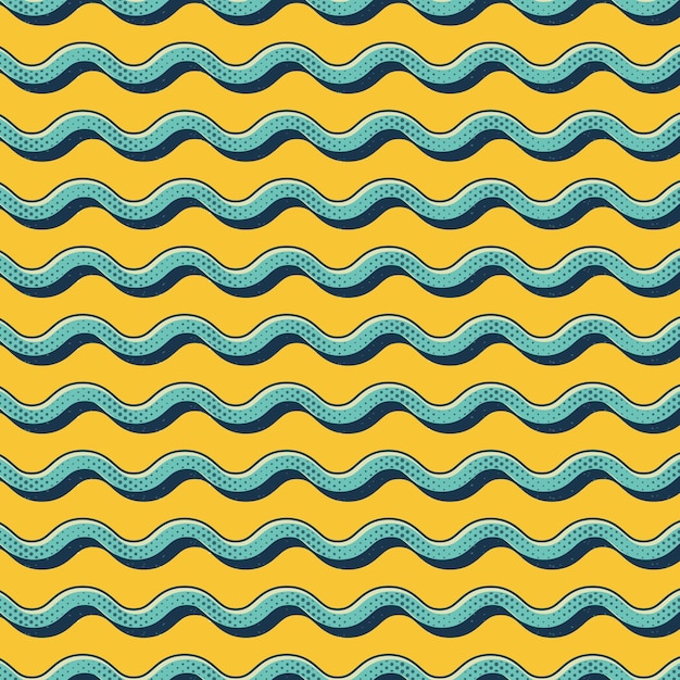 Patrón de zigzag retro, fondo geométrico abstracto en estilo años 80, 90. ilustración simple geométrica