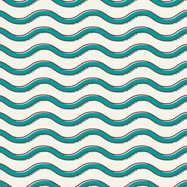 Patrón de zigzag retro, fondo geométrico abstracto en estilo años 80, 90. Ilustración simple geométrica