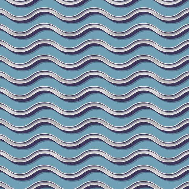 Patrón de zigzag retro, fondo geométrico abstracto en estilo años 80, 90. Ilustración simple geométrica
