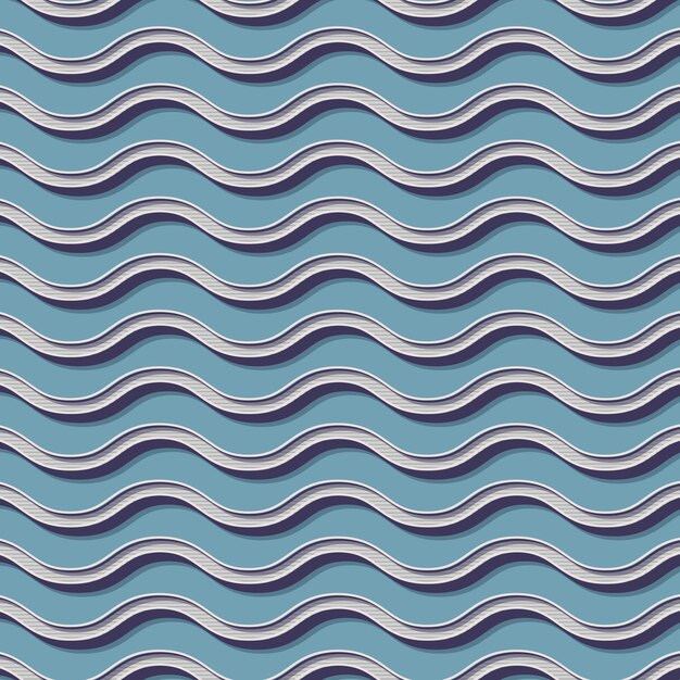 Patrón de zigzag retro, fondo geométrico abstracto en estilo años 80, 90. Ilustración simple geométrica