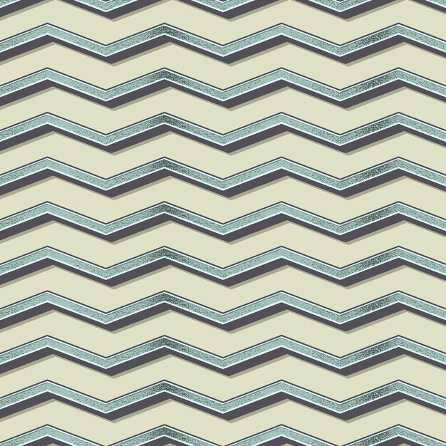 Patrón de zigzag retro, fondo geométrico abstracto en estilo años 80, 90. Ilustración simple geométrica