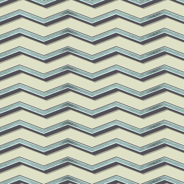 Patrón de zigzag retro, fondo geométrico abstracto en estilo años 80, 90. Ilustración simple geométrica