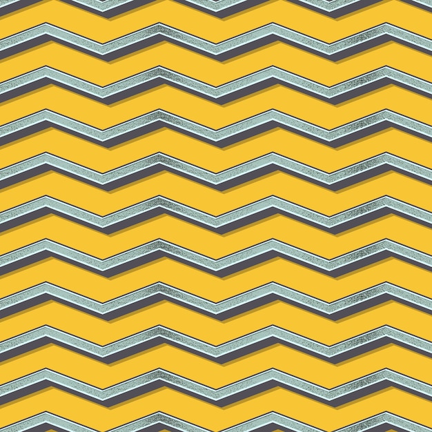 Patrón de zigzag retro. Fondo geométrico abstracto en imagen de estilo años 80, 90. Ilustración simple geométrica
