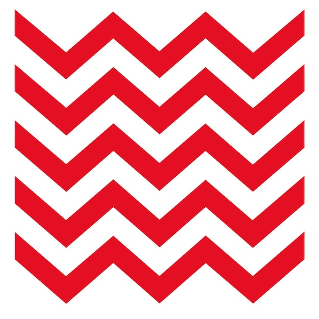 Vector un patrón de zigzag rojo ilustración vectorial