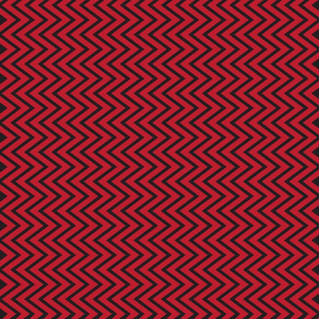 patrón de zigzag vertical de color rojo abstracto simple con fondo negro