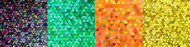 Patrones abstractos geométricos de colores