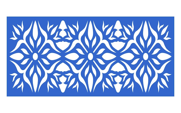 Patrones azules con motivos florales y geométricos islámicos de fondo blanco.