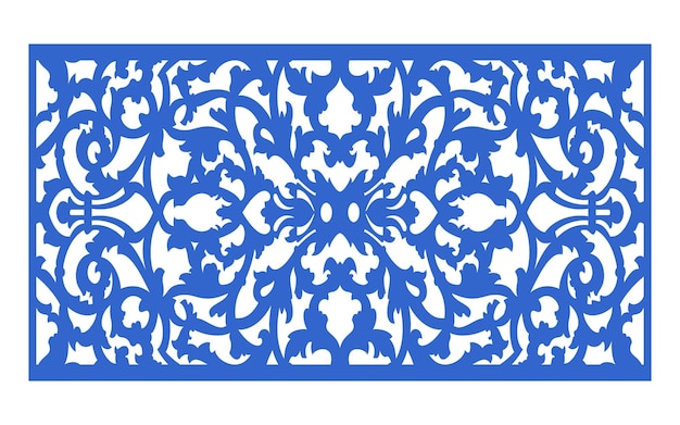 Vector patrones azules motivos geométricos y florales islámicos para decoración.