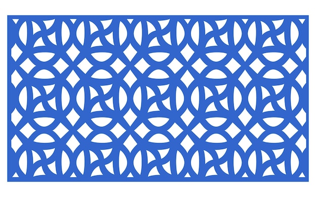 Patrones azules motivos geométricos y florales islámicos para decoración.