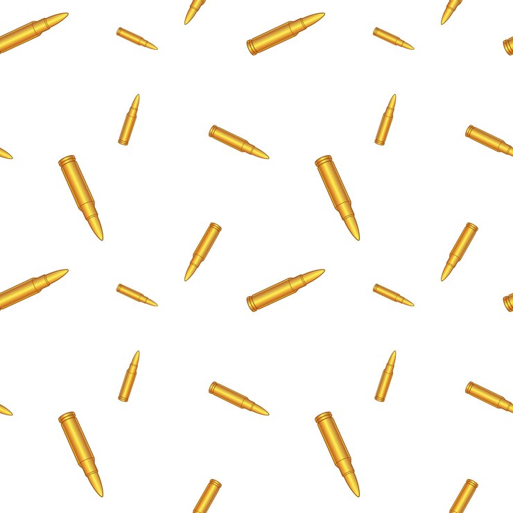Vector patrones de balas sin costuras abstracto de fondo repetido