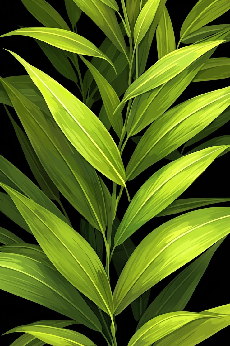 Vector los patrones de los campos de arroz tailandeses con una vegetación exuberante