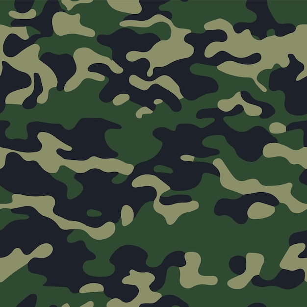 Patrones de camuflaje Diseño de ejército de camuflaje sin costuras.