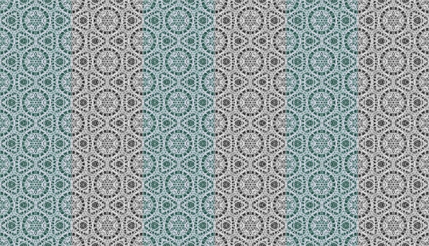 Los patrones sin costura y los patrones de batik están diseñados para su uso en interiores, alfombras, batik, estilo de bordado.