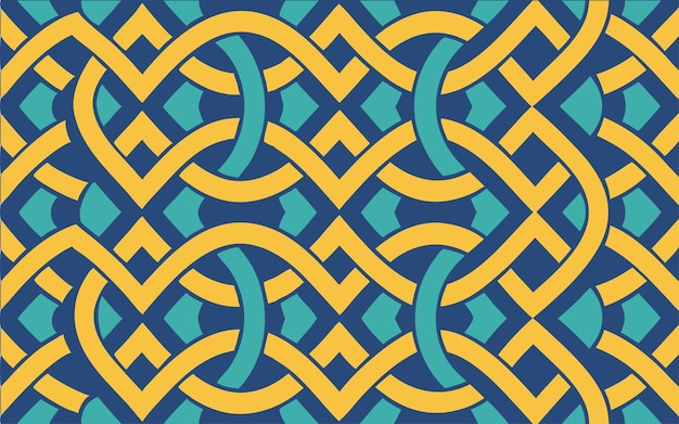 Los patrones de costuras armoniosas del mosaico son de algodón.
