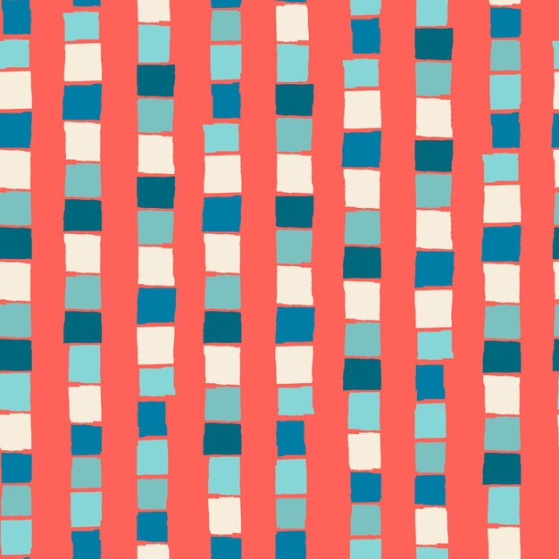 Patrones sin costuras dibujados a mano inspirados en los ricos colores de los tintes naturales formas orgánicas y geométricas