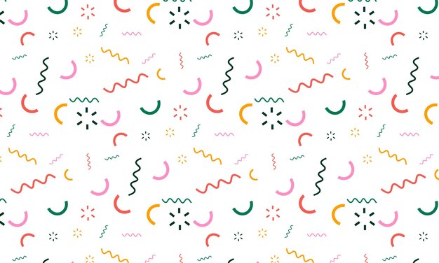 patrones sin costuras en estilo memphis Elementos de diseño para portada de libro folleto revista folleto bookl