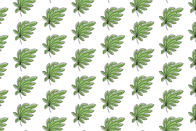 patrones sin costuras con hojas verdes de aralia patrón sin costuras de hojas de aralia verde