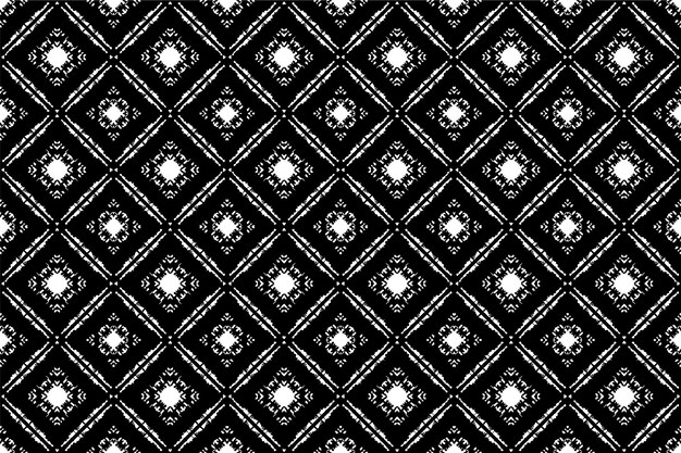 Los patrones sin costuras y los patrones de batik están diseñados para su uso en alfombras interiores Estilo de bordado Batik