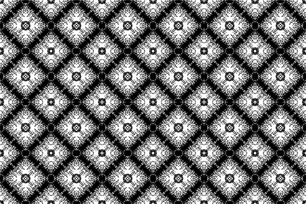 Los patrones sin costuras y los patrones de batik están diseñados para su uso en alfombras interiores Estilo de bordado Batik