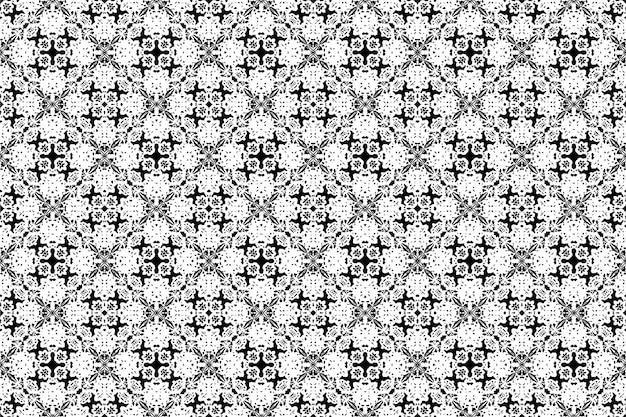 Los patrones sin costuras y los patrones de batik están diseñados para su uso en alfombras interiores Estilo de bordado Batik