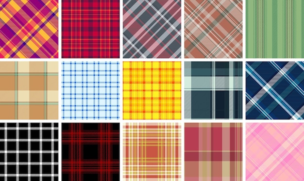 Los patrones a cuadros rústicos en tonos de tierra son perfectos para el diseño textil de la tela y el material de lino clásico que trae un toque de elegancia atemporal