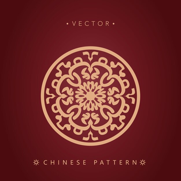Patrones decorativos tradicionales chinos.